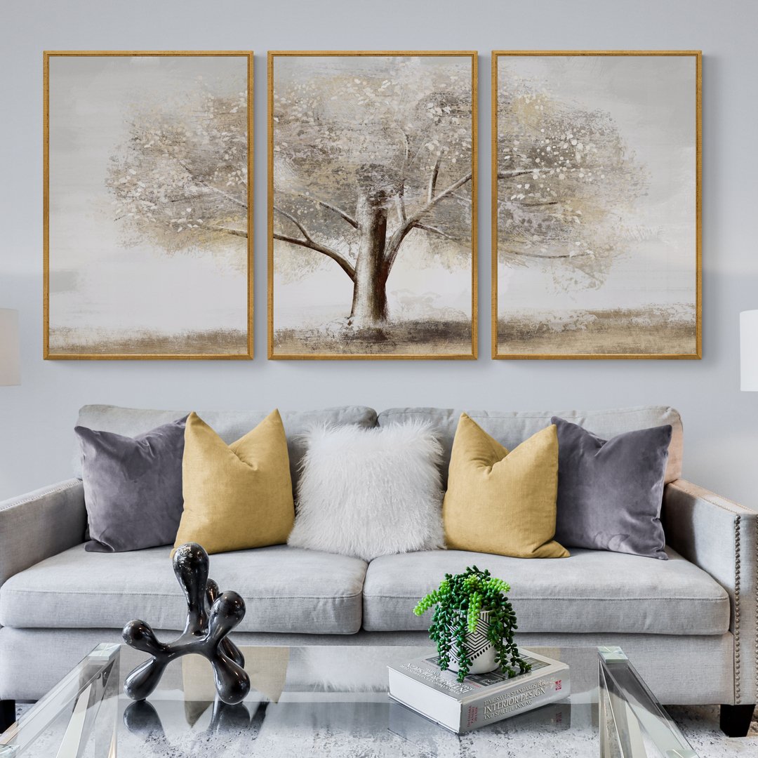 Dekoratif Yağlı Boya Görünümlü Ahşap Tablo