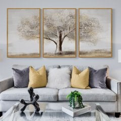 Dekoratif Yağlı Boya Görünümlü Ahşap Tablo