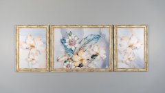 Eskitme Çerçeveli Ahşap Tablo Seti