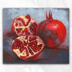 Nar Yağlı Boya Soyut Kanvas Tablo