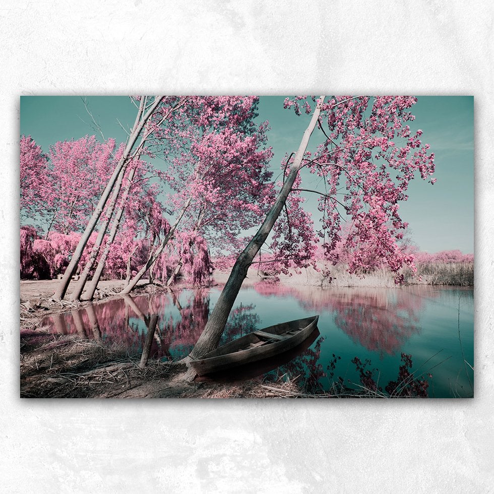 Portekiz Parkı Soyut Kanvas Tablo