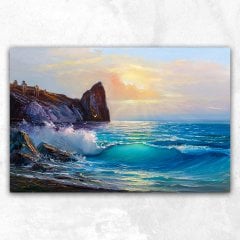 Deniz Yağlı Boya Soyut Kanvas Tablo