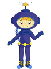 Astronot Çocuk Sayılarla Boyama Seti