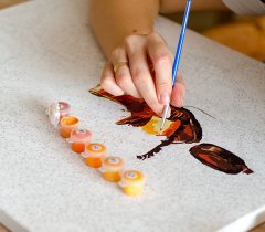 Zürafa Figürlü Sayılarla Boyama Seti