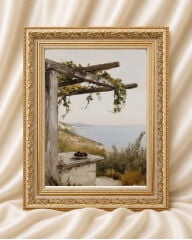 Klasik Manzara Tablo Modern Duvar Dekoru Vintage Yağlı Boya Görünümlü Tablo