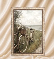 Vintage Yağlı Boya Görünümlü  Çerçeveli Tablo
