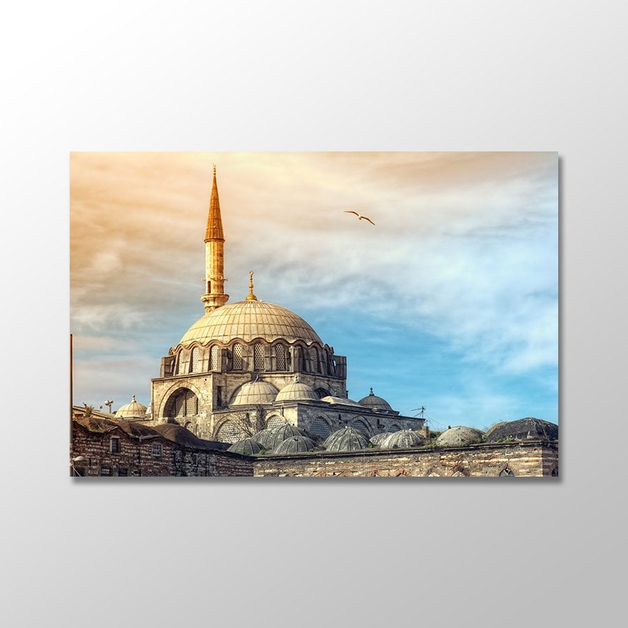 Yeni Camii İstanbul Eminönü Manzara Kanvas Tablo