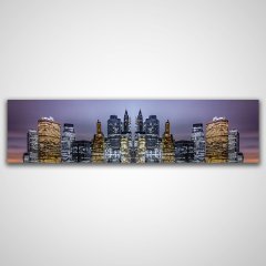 Panoramik Şehir Manzara  Kanvas Tablo
