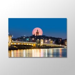 İstanbul Manzarası Kanvas Tablo - MTK922