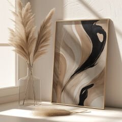 Çerçeveli 3 lü Tablo Seti Modern Duvar Dekorasyonu