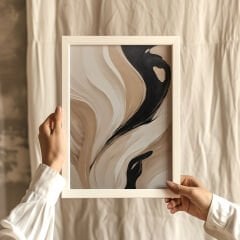 Çerçeveli 3 lü Tablo Seti Modern Duvar Dekorasyonu