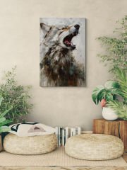 Kurt Cam Tablo Yaülı Boya Efektli – Temperli Cam Duvar Sanatı