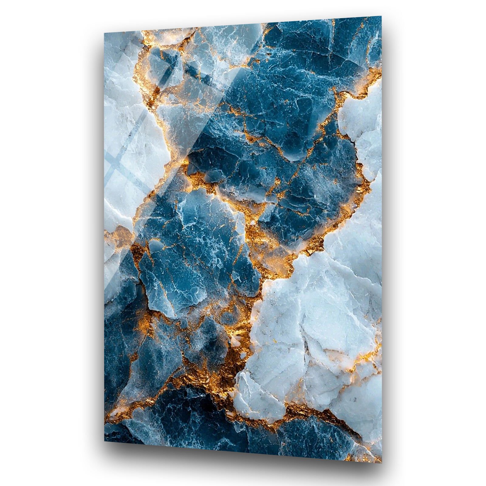 Soyut Cam Tablo – Temperli Cam Duvar Sanatı