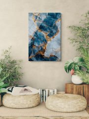 Soyut Cam Tablo – Temperli Cam Duvar Sanatı