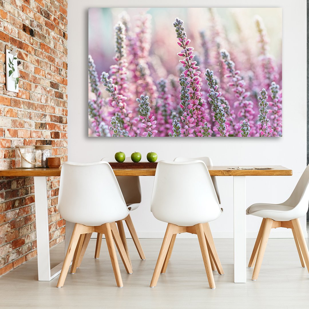 Dondurulmuş Çiçekler Kanvas Tablo