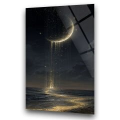 Yakamoz Cam Tablo – 4 mm Kırılmaz Cam Duvar Sanatı