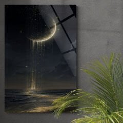 Yakamoz Cam Tablo – 4 mm Kırılmaz Cam Duvar Sanatı