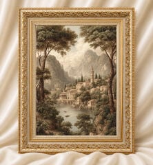 Vintage  Çerçeveli Tablo, Klasik Antik Çerçeveli Tablo Modelleri