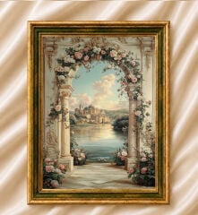 Vintage  Çerçeveli Tablo, Klasik Antik Çerçeveli Tablo Modelleri