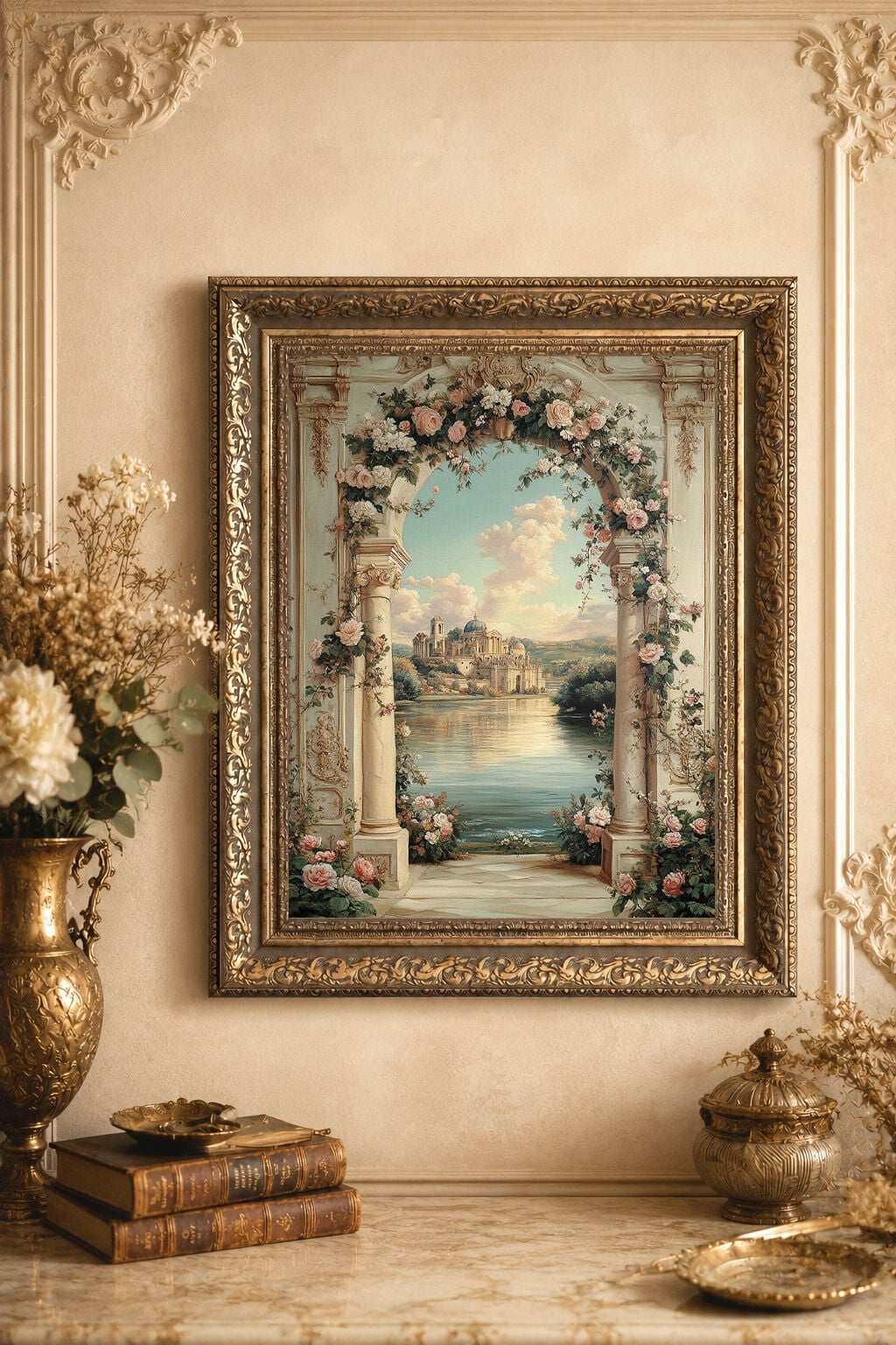 Vintage  Çerçeveli Tablo, Klasik Antik Çerçeveli Tablo Modelleri