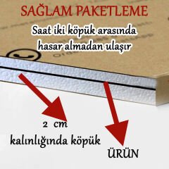 Duvar Saati - Cam Duvar Saati Çiçek Desenli 36x36 cm