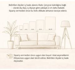 Çerçeveli 3 lü Tablo Seti Modern Duvar Dekorasyonu